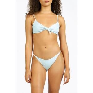 NEW NIRVANIC bahama string bikini bottom in eco natural